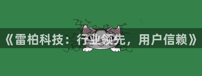 《雷柏科技：行业领先，用户信赖》