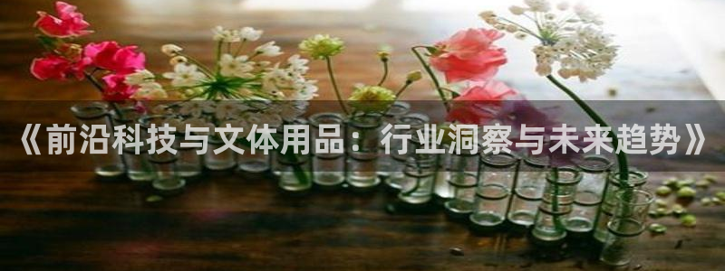《前沿科技与文体用品：行业洞察与未来趋势》